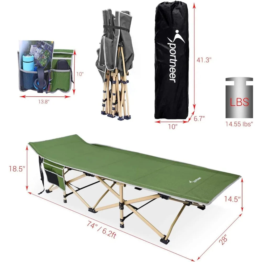 Portable Camping Cot for Adults